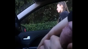park to car up flashing follow again Lesbians force fuck video